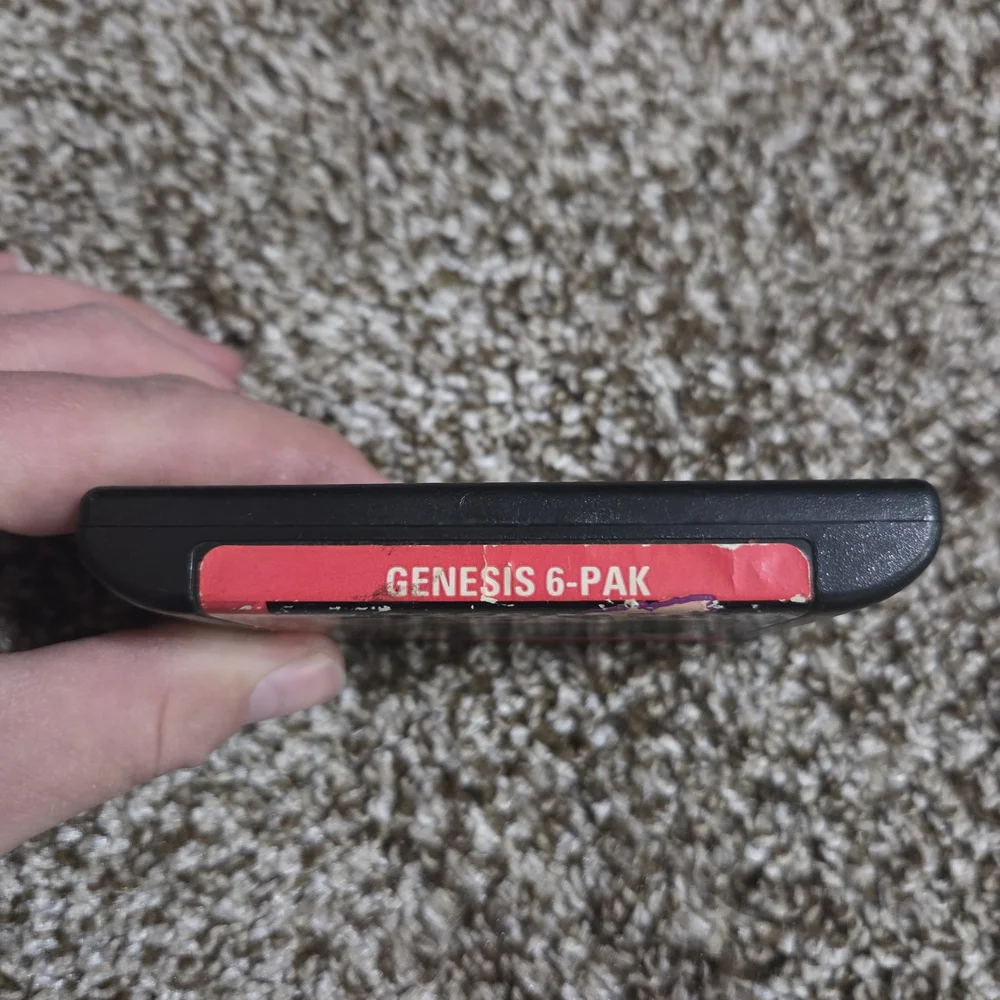 Sega Genesis 6-Pak Game Cartridge